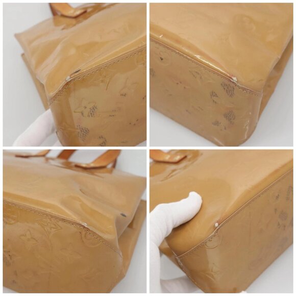 LOUIS VUITTON Monogram Vernis Reade PM Hand Bag Noisette M91334 LV Auth 134756 - Picture 16 of 16